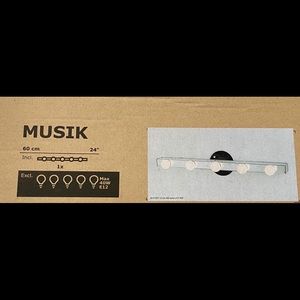 Musik Led wall lamp, 5  /60 cm  24”